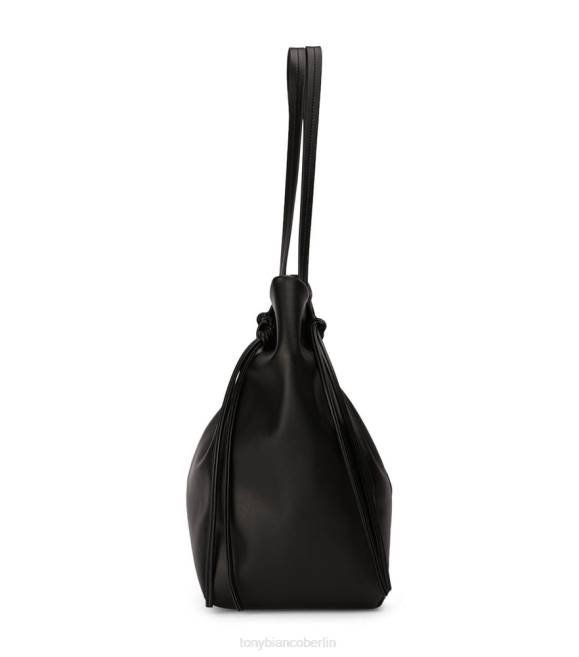 Handtaschen| de Tony Bianco Frauen Glückshandtasche schwarzes Nappaleder 4624688